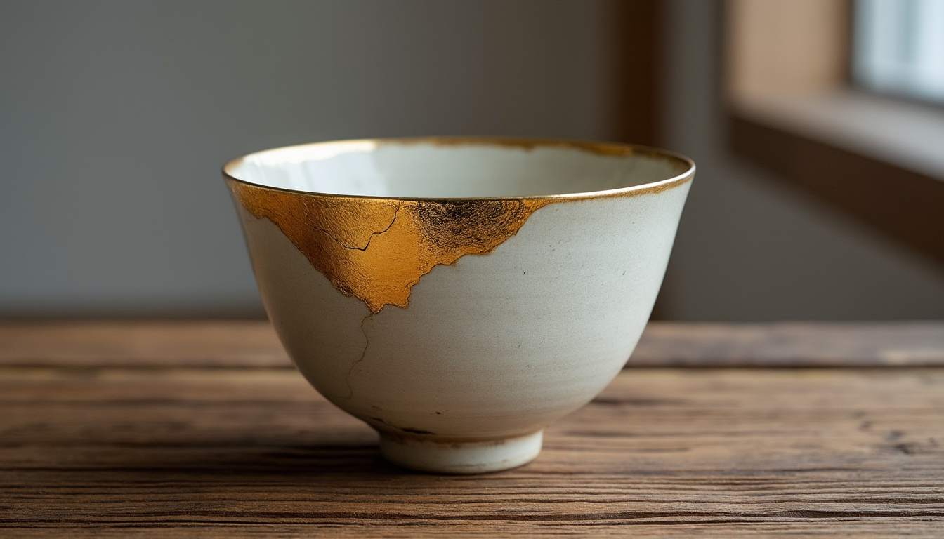 plongez dans l'art du kintsugi et apprenez à apprécier la beauté des imperfections. découvrez comment cette technique traditionnelle japonaise transforme les objets cassés en pièces uniques, célébrant l'histoire de chaque fissure. redécouvrez la valeur de ce qui est imparfait et laissez-vous inspirer par la résilience et la créativité.