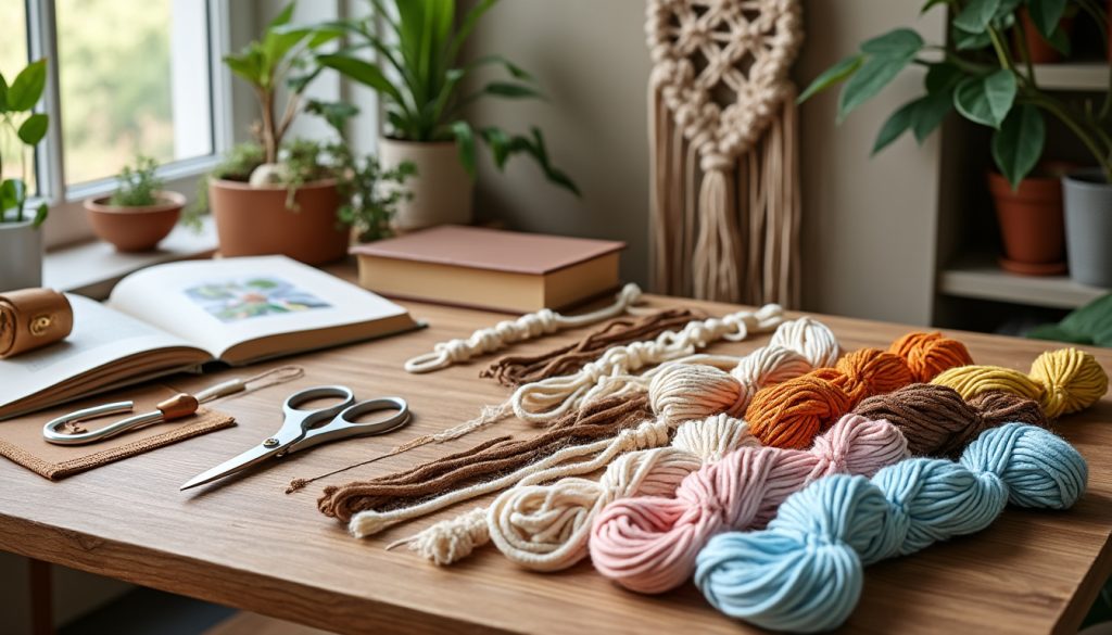 découvrez les essentiels du matériel pour macramé et lancez-vous dans la création de superbes projets dès aujourd'hui ! que vous soyez débutant ou passionné, trouvez tout ce qu'il vous faut pour réussir vos œuvres en macramé.