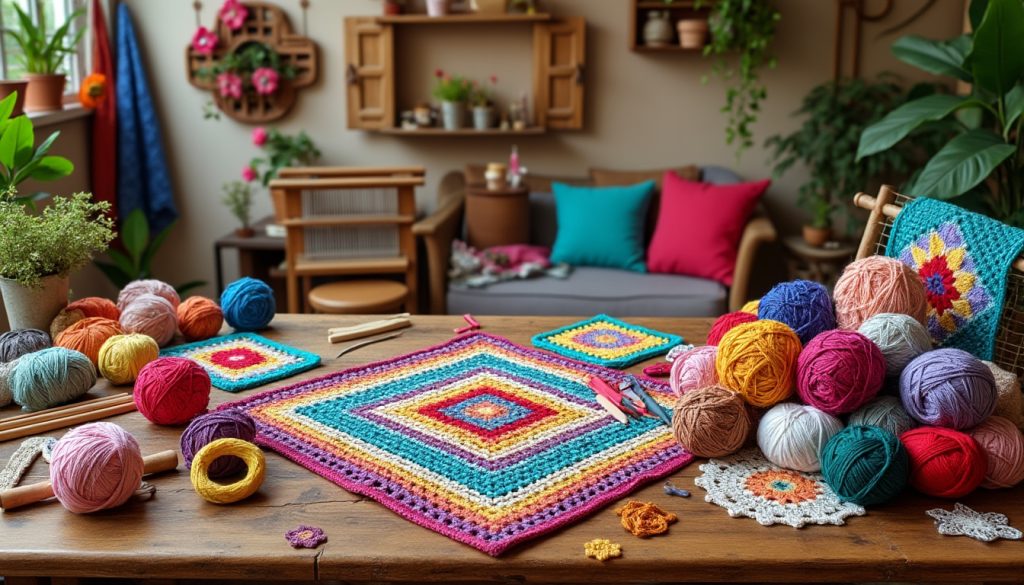 apprenez à assembler des carrés au crochet et donnez vie à vos créations dès aujourd'hui ! découvrez des astuces et des techniques pour réaliser des ouvrages uniques et colorés, parfaits pour toutes vos idées diy.