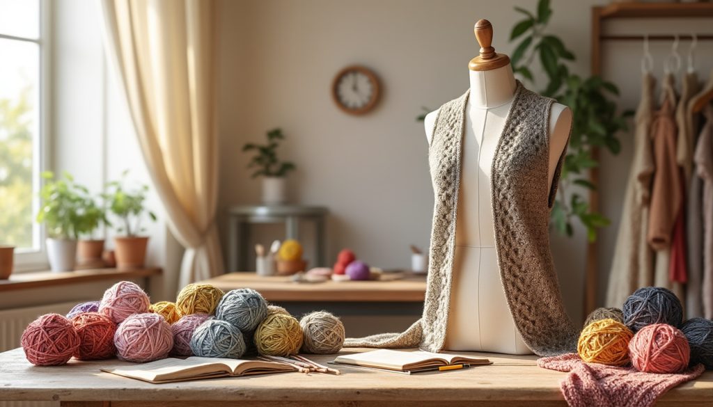 apprenez à créer votre gilet au crochet en seulement 5 étapes simples ! ce guide pratique vous accompagne tout au long du processus, idéal pour les débutants et les passionnés de tricot. réalisez un gilet unique et stylé facilement !