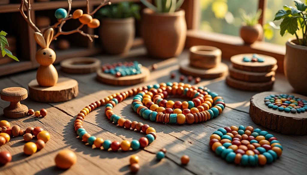 explorez l'art de transformer des perles en bois en créations uniques grâce à nos idées inspirantes. que vous soyez débutant ou expert, laissez libre cours à votre créativité et donnez vie à des projets originaux qui émerveilleront vos proches.