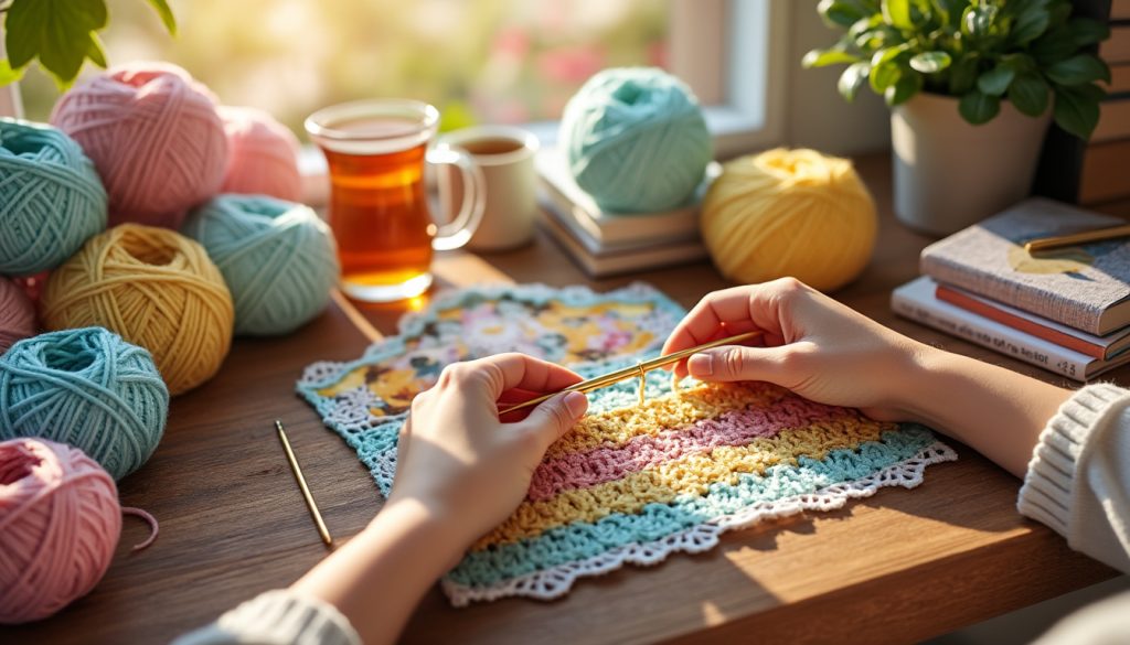 découvrez le monde fascinant du crochet et laissez libre cours à votre créativité ! ce guide vous accompagne pas à pas pour débuter cette passion enrichissante. lancez-vous dès aujourd'hui et créez des œuvres uniques qui vous ressemblent.