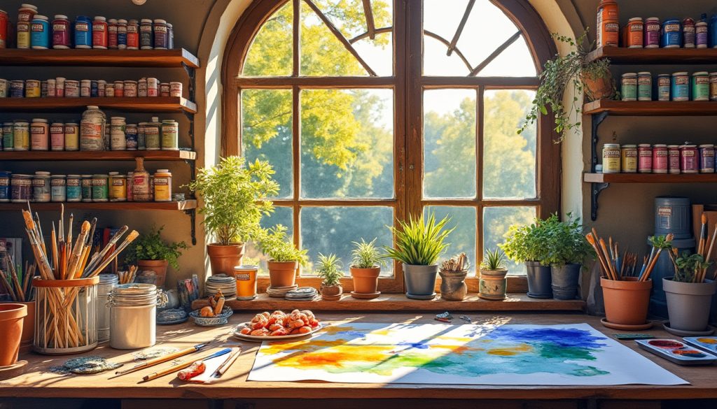 découvrez l'art apaisant de la peinture à l'aquarelle et laissez libre cours à votre créativité. ce guide vous offre des techniques inspirantes et des conseils pratiques pour vous initier à cette forme d'expression artistique. commencez votre voyage créatif dès aujourd'hui et transformez vos idées en œuvres d'art colorées.