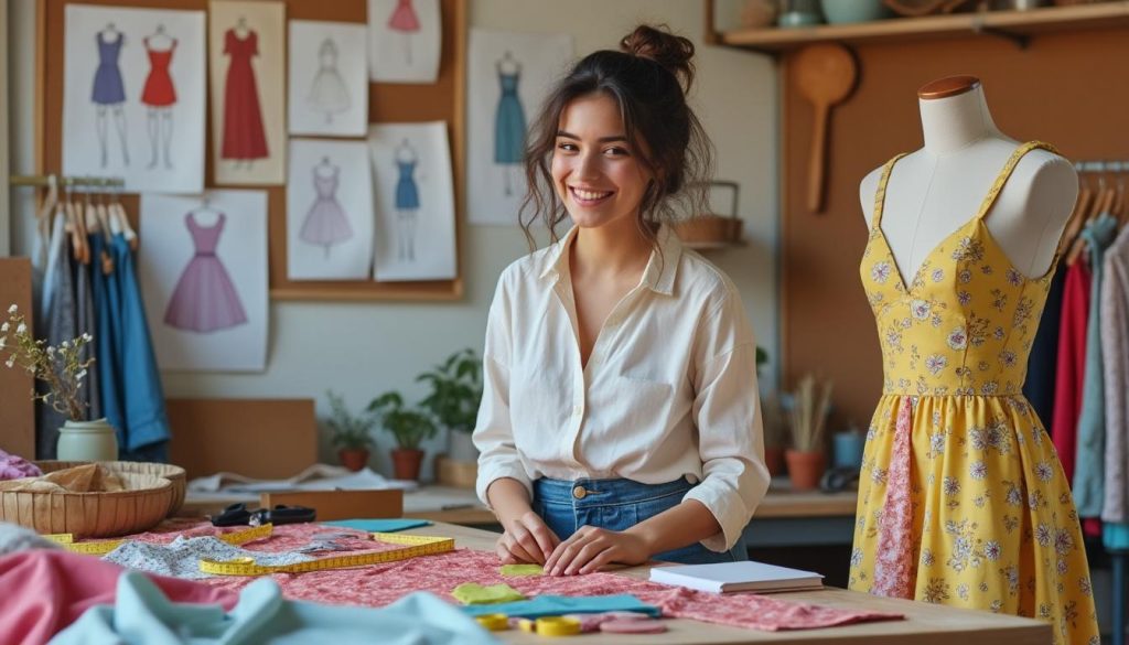 découvrez comment créer votre robe sans patron grâce à nos explications claires et astuces faciles. idéal pour les débutants, ce guide vous accompagne pas à pas dans la réalisation de vos pièces uniques. laissez libre cours à votre créativité et apprenez les bases de la couture sans tracasseries !