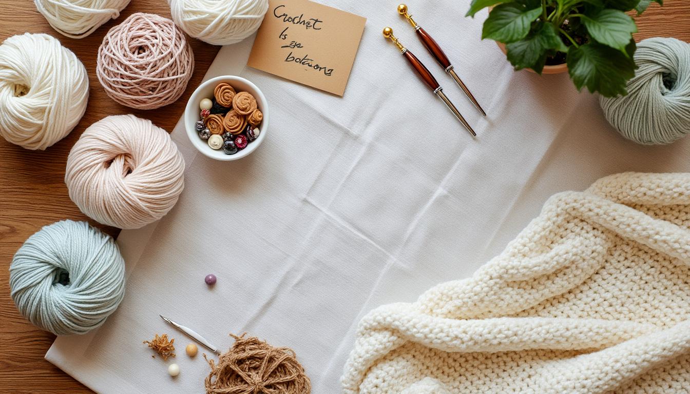 découvrez l'art du crochet avec notre guide d'initiation ! apprenez des techniques simples et réalisez des projets enchantants qui éveilleront votre créativité. parfait pour les débutants, commencez à crocheter facilement et créez des œuvres uniques.