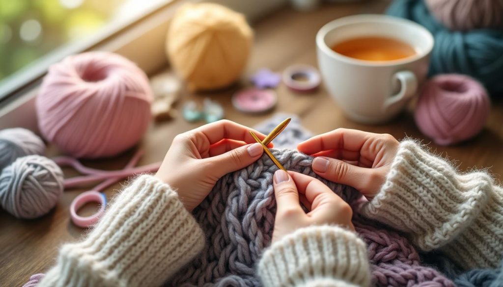 plonge dans l'univers du tricot aux aiguilles et commence facilement ton nouveau loisir créatif ! apprends les bases, prends confiance en toi et réalise des projets uniques qui te ressemblent. idéal pour les débutants, ce guide te révèle toutes les astuces pour t'initier à cette activité relaxante et gratifiante.
