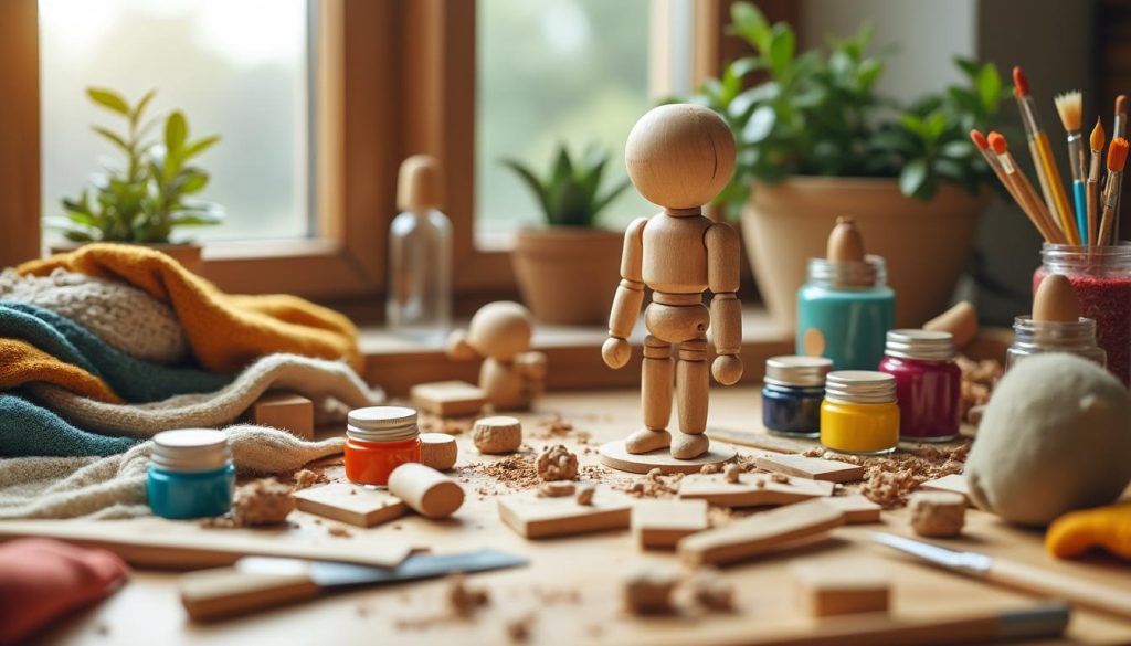 découvrez notre guide étape par étape pour fabriquer un bonhomme en bois. idéal pour les créatifs, ce projet manuel vous permettra d'explorer votre créativité tout en réalisant une décoration artisanale unique. suivez nos conseils et lancez-vous dans cette aventure ludique !