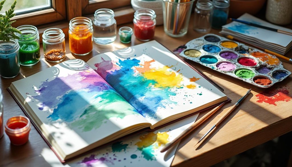 apprends à créer ta propre aquarelle maison et libère ta créativité ! suis nos conseils simples et astuces pour concocter des couleurs vibrantes et uniques. idéal pour les artistes débutants et confirmés, cet article te guide pas à pas dans l'univers fascinant de la peinture à l'aquarelle.