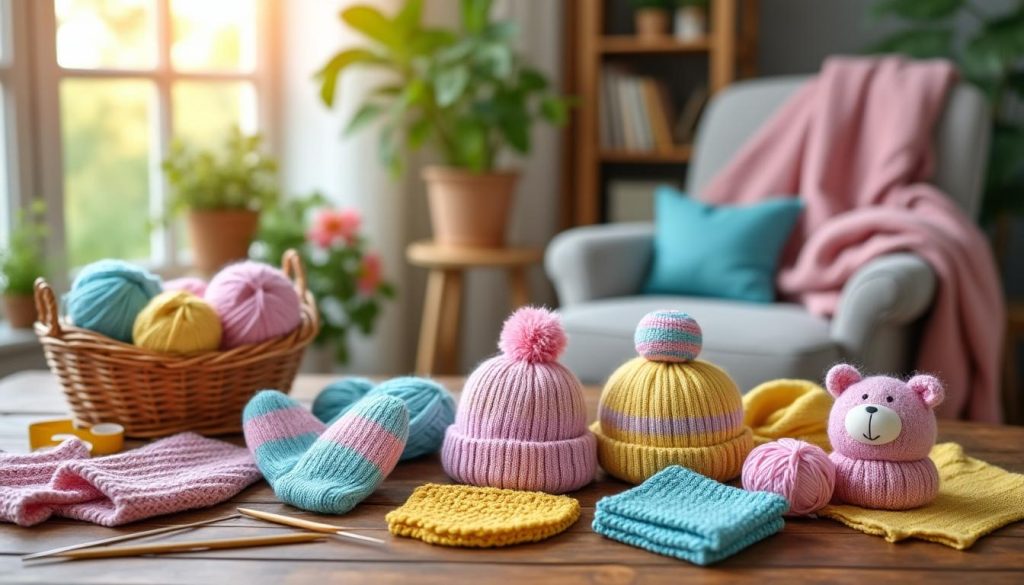 initie-toi au tricot avec ces 5 projets simples et amusants qui te guident pas à pas. apprends les techniques essentielles et réalise tes premières créations avec succès dans notre guide pratique.