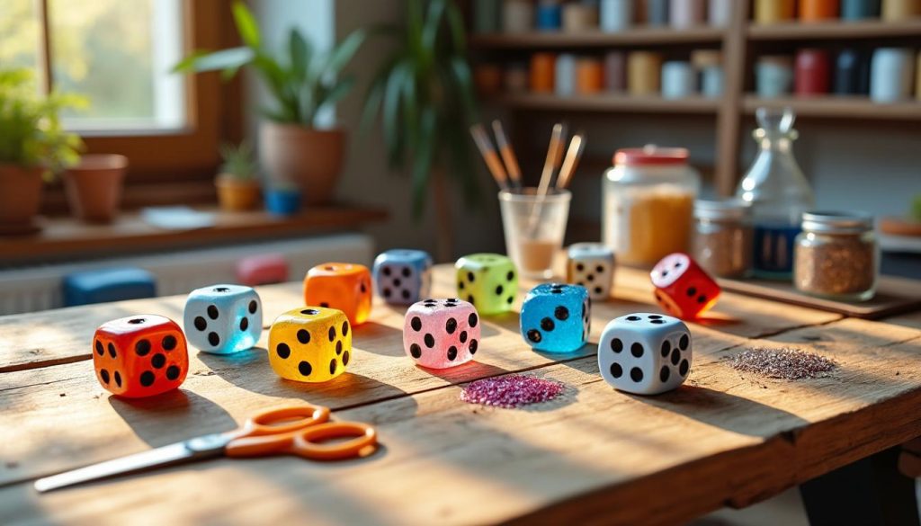 découvrez comment fabriquer votre propre dé personnalisé avec notre guide facile et complet. apprenez les étapes simples pour créer des dés uniques qui ajouteront une touche personnelle à vos jeux de société ou à vos activités ludiques.