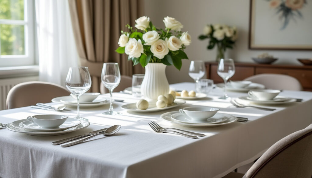 découvrez comment arrondir une nappe rectangulaire pour apporter une touche d'élégance et d’originalité à votre table. astuces et conseils pour un relooking facile et tendance !