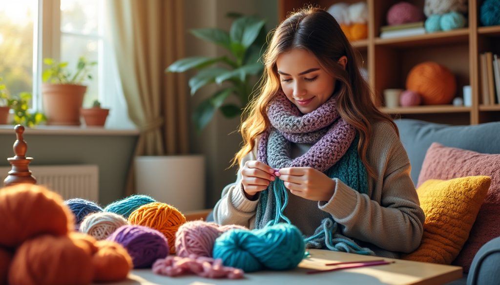 découvrez comment réaliser une écharpe au crochet facile et élégante grâce à notre guide étape par étape. parfait pour les débutants ! essayez ce projet rapide et créez votre accessoire unique en un rien de temps.