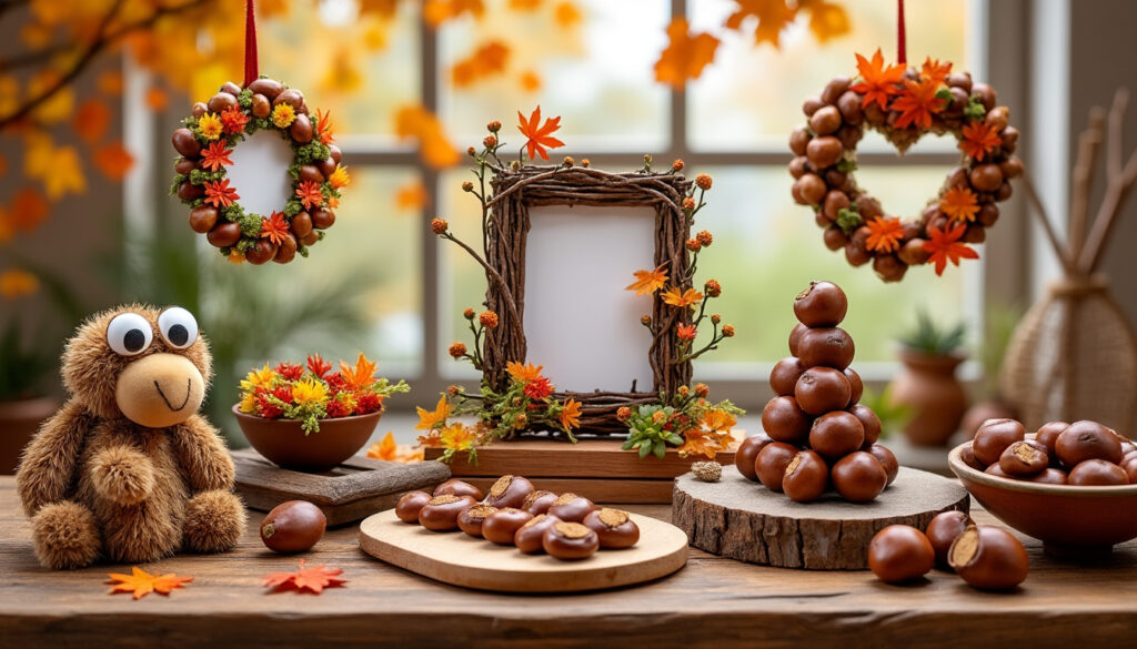 découvrez 10 idées originales pour créer des objets uniques avec des marrons ! laissez-vous inspirer par ces activités créatives faciles à réaliser en famille ou entre amis.