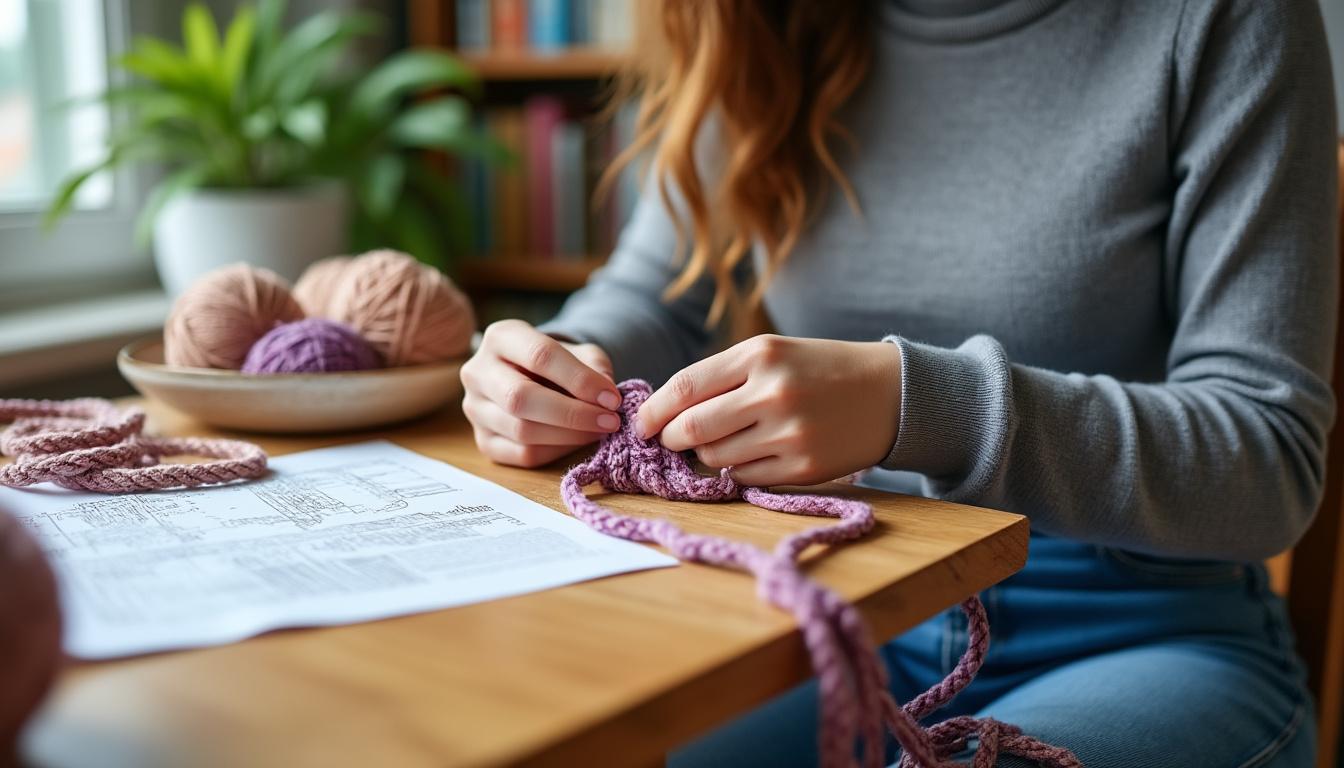 Crochet sans crochet : Decouvre cette technique surprenante ! 3 découvrez la technique surprenante du crochet sans crochet, une méthode innovante pour créer des ouvrages uniques sans utiliser d'outil traditionnel.