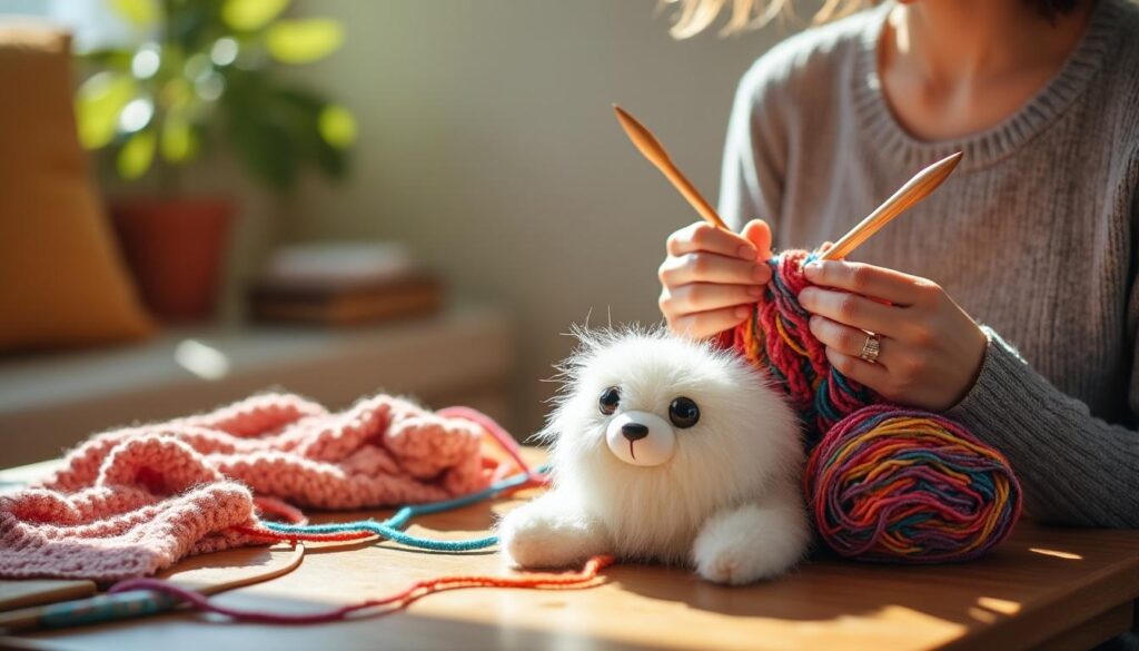 découvrez comment tricoter votre propre peluche et créez un compagnon unique et chaleureux, parfait pour offrir ou garder près de vous.