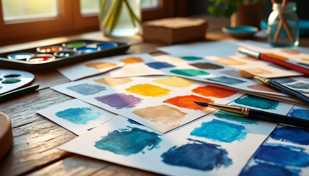 Choisir le bon support pour aquarelle : Libère ta créativité ! 2 découvrez comment choisir le support idéal pour aquarelle afin de libérer pleinement votre créativité et réaliser des œuvres uniques et éclatantes.