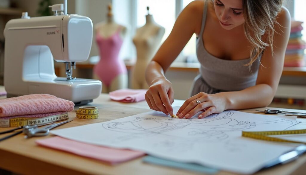 apprenez à créer facilement un patron de justaucorps grâce à ces étapes simples et détaillées, parfaites pour débutants et passionnés de couture.