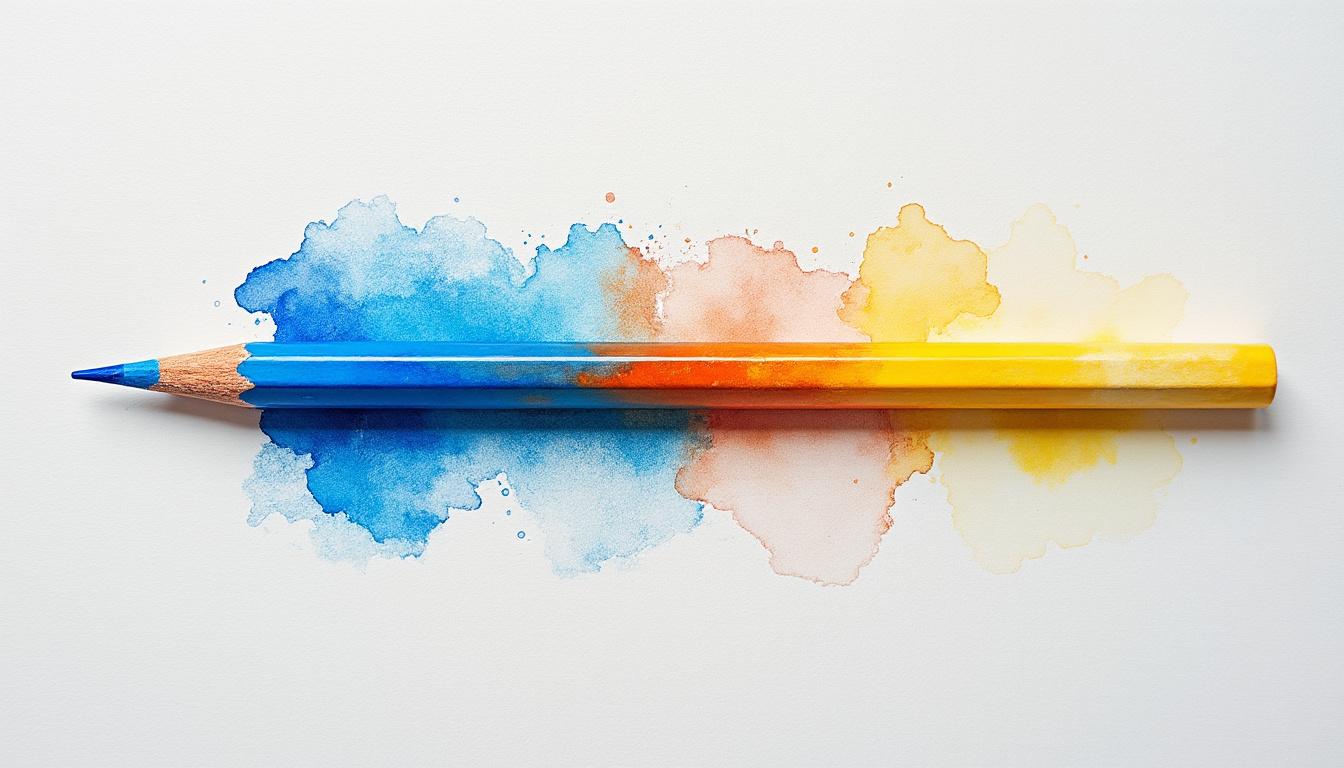 Découvre le crayon aquarellable : l'outil idéal pour révéler ta créativité ! 3 explore le crayon aquarellable, l'outil parfait pour donner vie à tes dessins avec des touches de couleur et des effets aquarelle, et libÚre ta créativité dÚs maintenant !