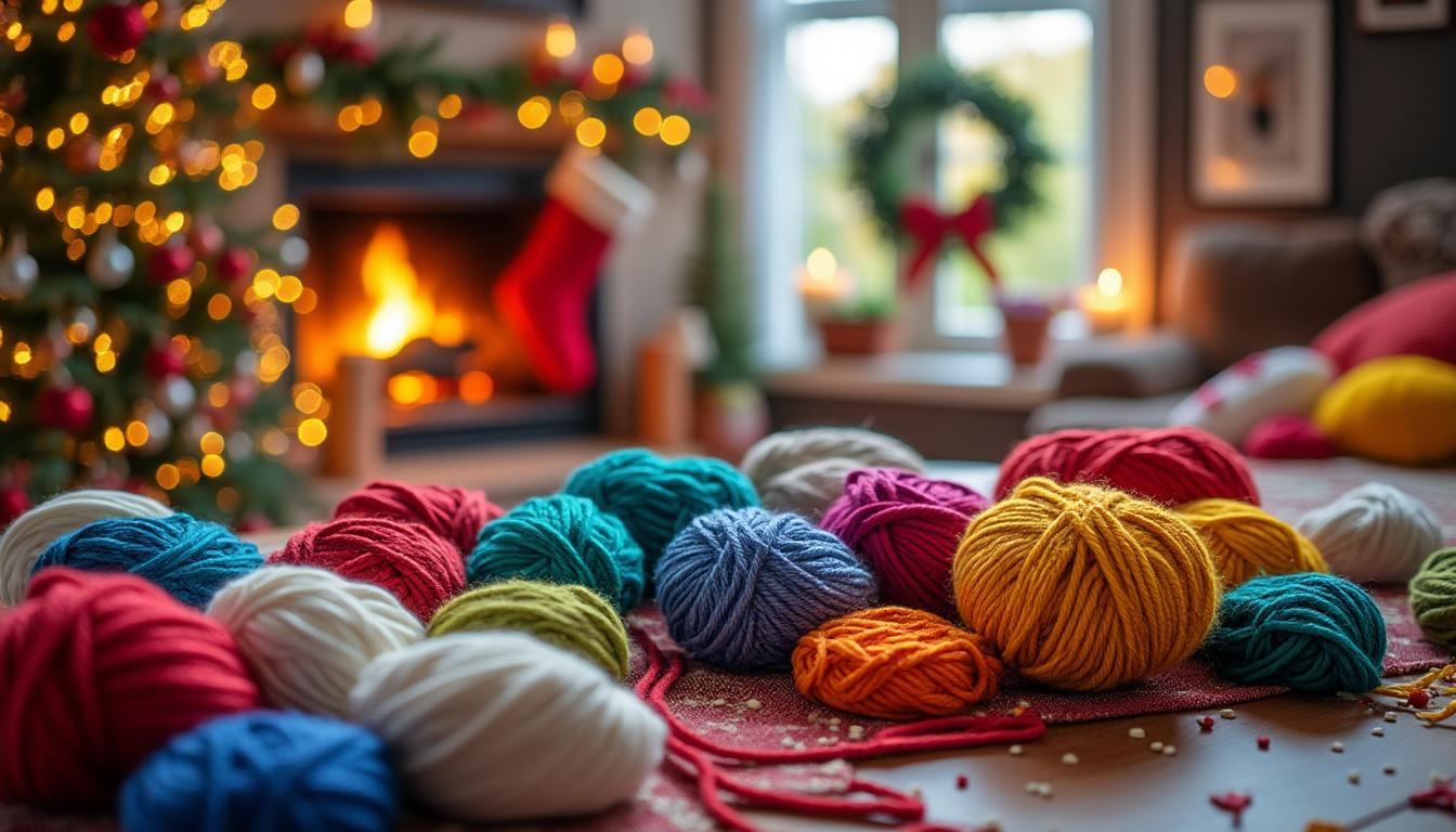 découvrez comment fabriquer un père noël en laine, une activité créative et ludique pour égayer vos fêtes de fin d'année en famille.