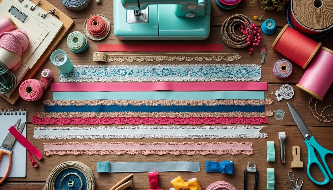 Galon couture : Découvre la définition et les astuces pour bien le choisir ! 3 découvrez ce qu'est un galon couture et apprenez des astuces pratiques pour bien le choisir afin d'améliorer vos créations textiles avec style et qualité.