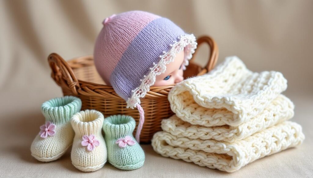 découvrez 5 créations tricot faciles pour bébé : bonnet, chaussons et couverture, parfaits pour débutants et moments de douceur.
