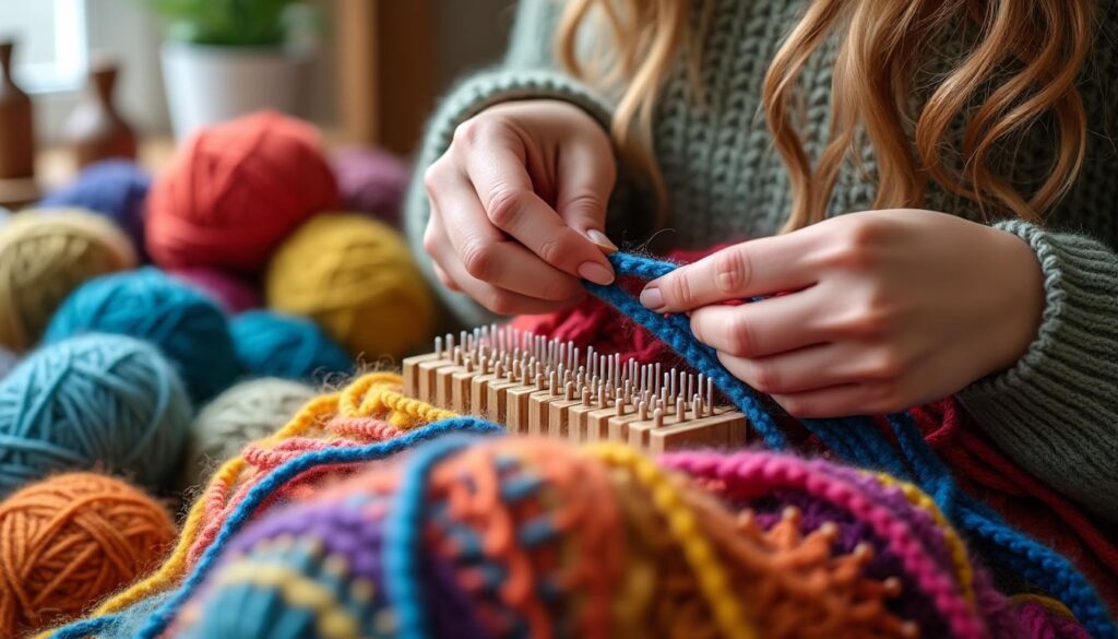 découvrez le tricotin, une technique ludique et facile pour créer des accessoires sans utiliser d'aiguilles. parfait pour débutants et amateurs de diy !