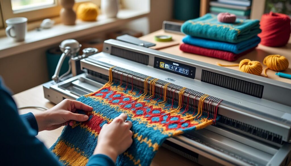 découvrez comment utiliser une machine à tricoter pour réaliser vos projets rapidement et efficacement, et gagner du temps dans la création de vos vêtements et accessoires.