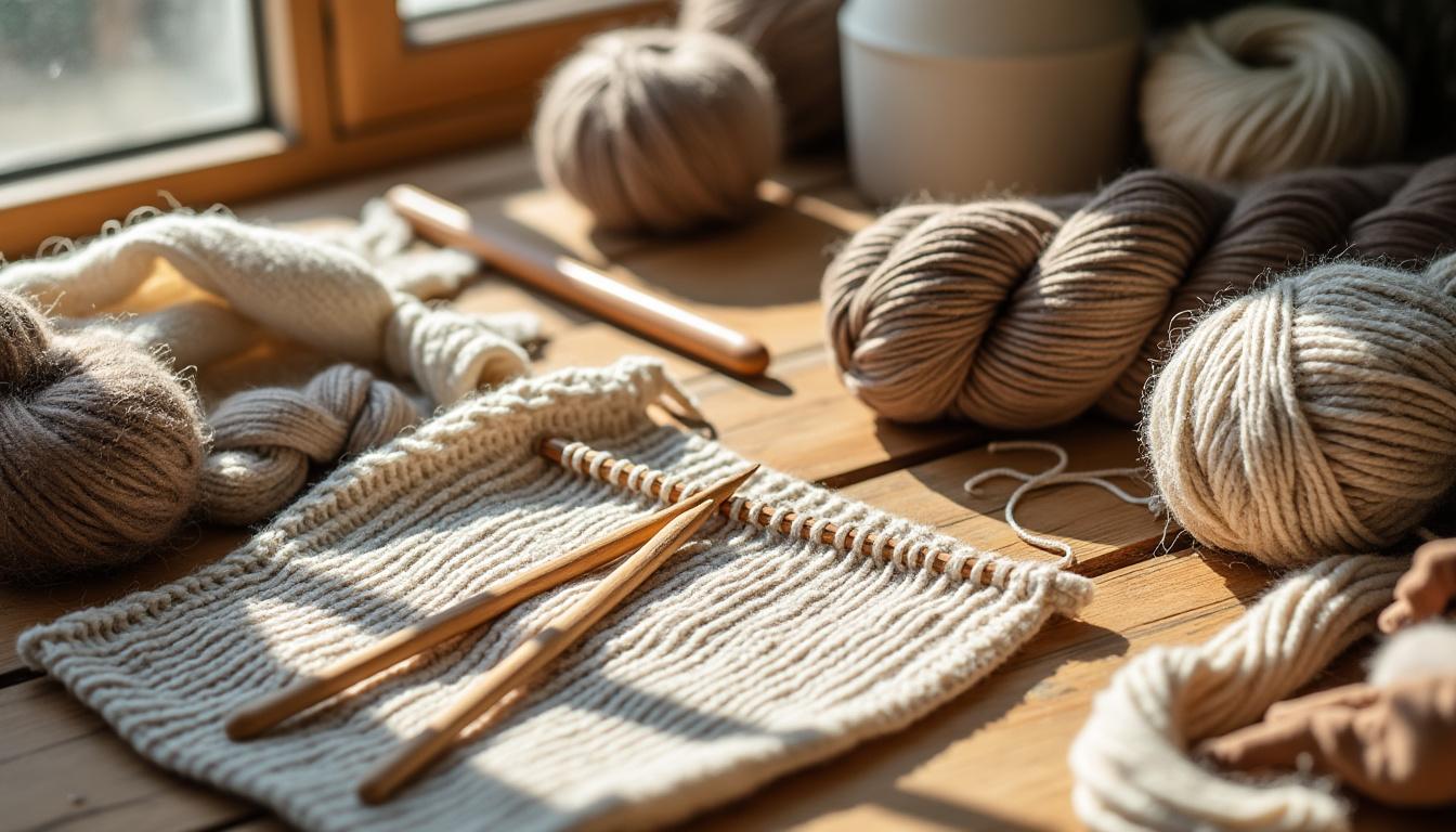 découvrez pourquoi la laine naturelle est le choix idéal pour vos créations : authenticité, douceur et respect de l'environnement au rendez-vous.