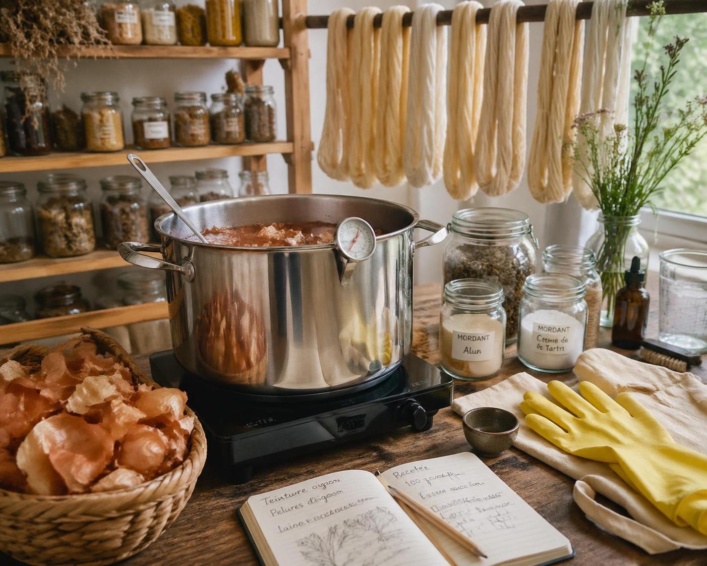 découvrez comment teindre votre laine à la maison grâce à notre guide créatif et écologique, pour des couleurs uniques et respectueuses de l'environnement.