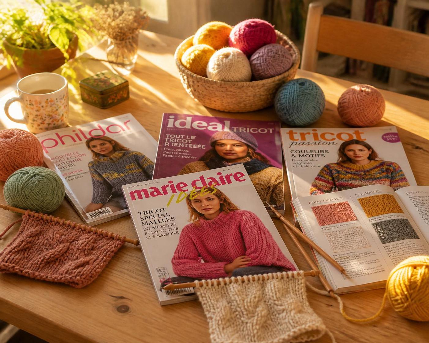 Magazines pour tricoter : découvrez les tendances et modèles incontournables 3 découvrez les magazines incontournables pour tricoter, avec les dernières tendances, modèles modernes et idées créatives pour tous les niveaux.