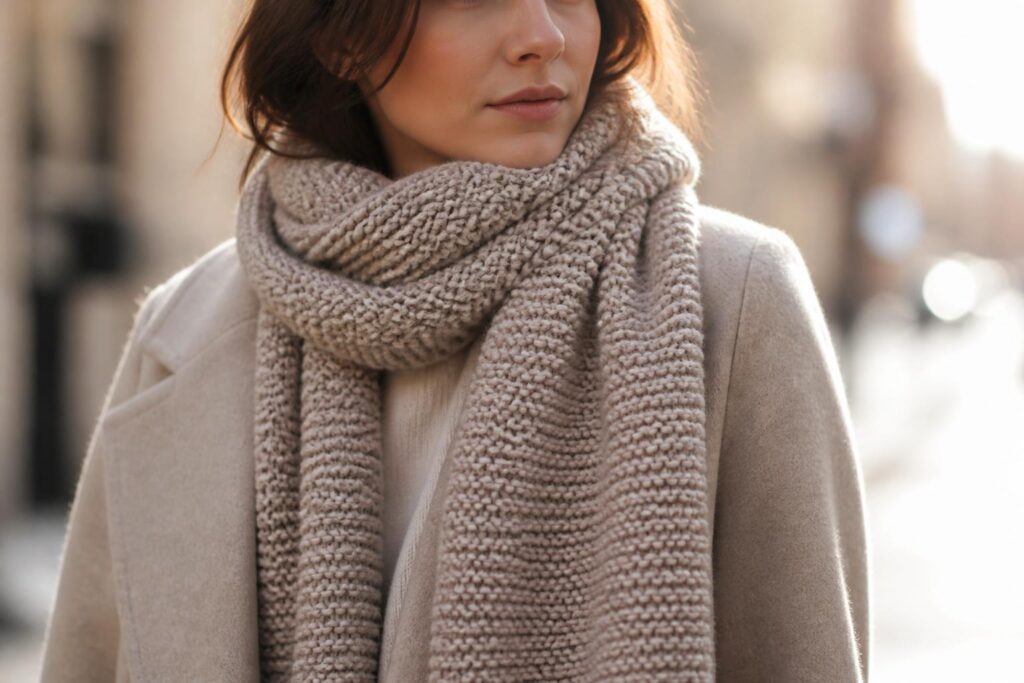 découvrez l'écharpe en maille anglaise, l'accessoire intemporel qui allie élégance et confort pour un style chic en toutes saisons.