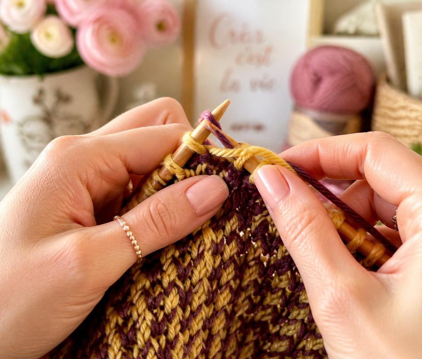 apprenez à maîtriser la maille glissée au tricot et sublimez vos créations avec des techniques simples et efficaces. guide complet pour tricoteurs de tous niveaux.