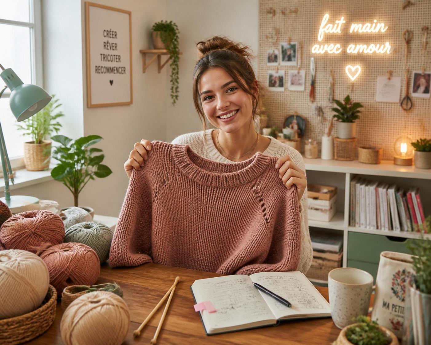 découvrez notre modèle de pull à tricoter accompagné d'explications claires pour créer facilement un vêtement personnalisé et unique.