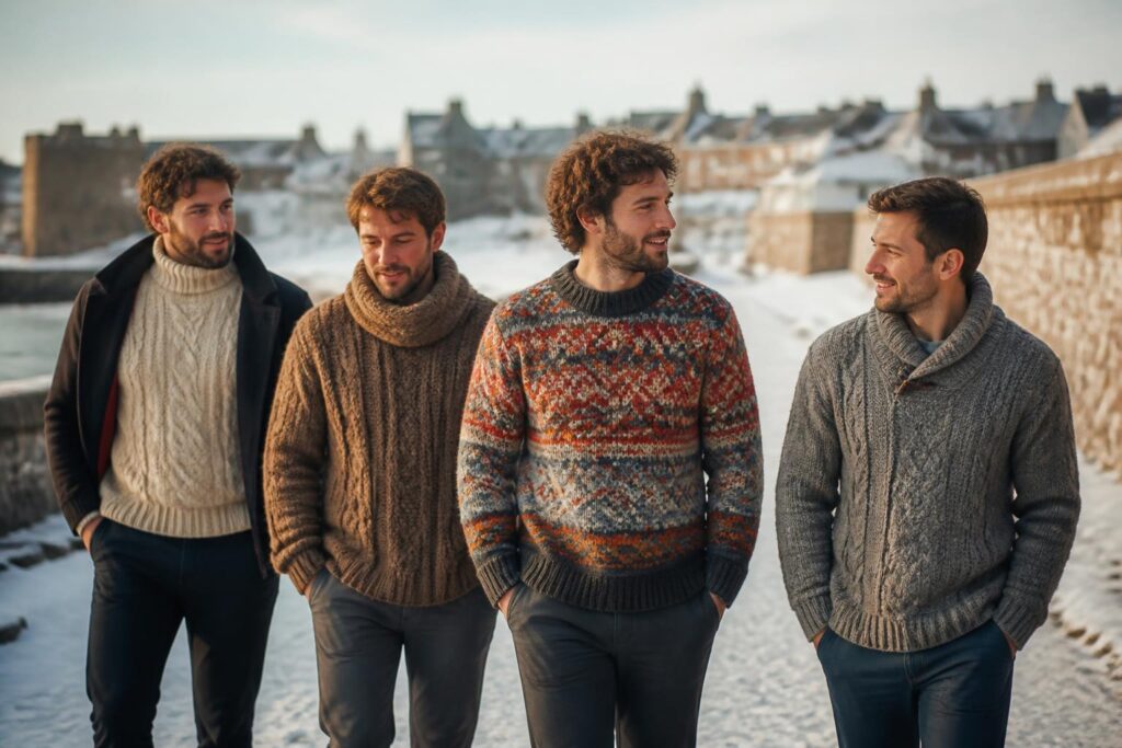 découvrez nos modèles de pulls pour hommes à tricoter et créez un style unique et chaleureux cet hiver. mode, confort et créativité au rendez-vous !