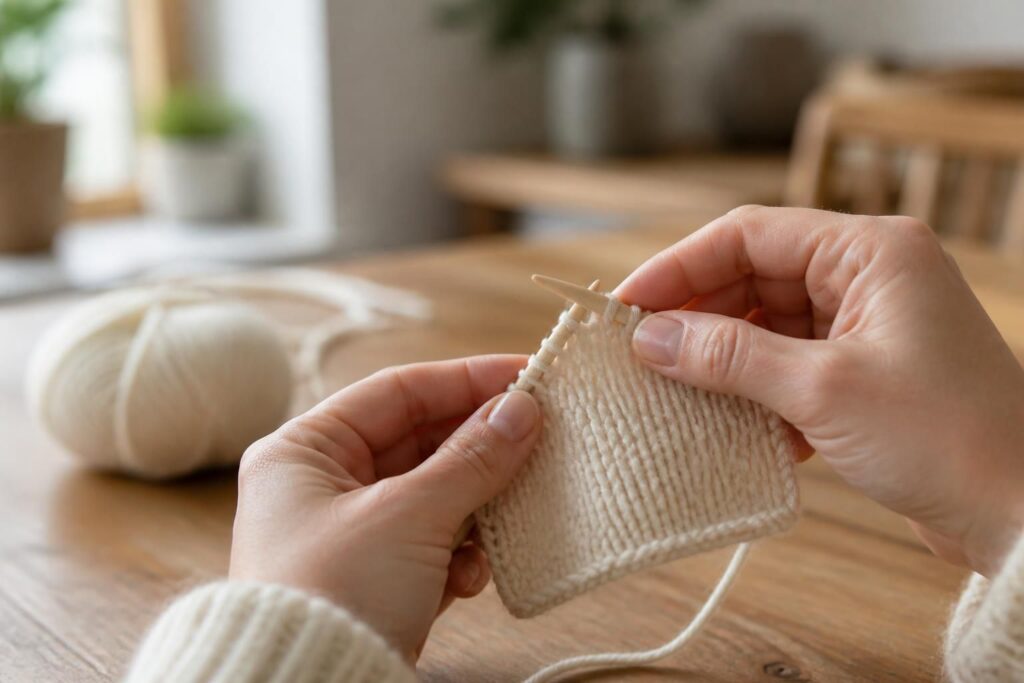 découvrez nos astuces et techniques simples pour faire une augmentation au tricot sans créer de trou, et obtenez un résultat propre et professionnel.