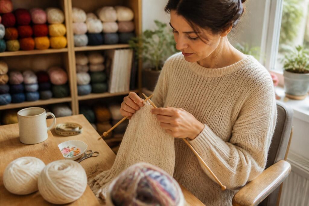 découvrez des astuces simples et efficaces pour tricoter les manches parfaitement et obtenir un rendu impeccable à chaque fois.