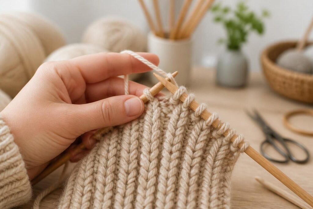 découvrez notre tuto simple et efficace pour tricoter les côtes anglaises comme un pro. apprenez étape par étape cette technique incontournable pour vos projets de tricot.