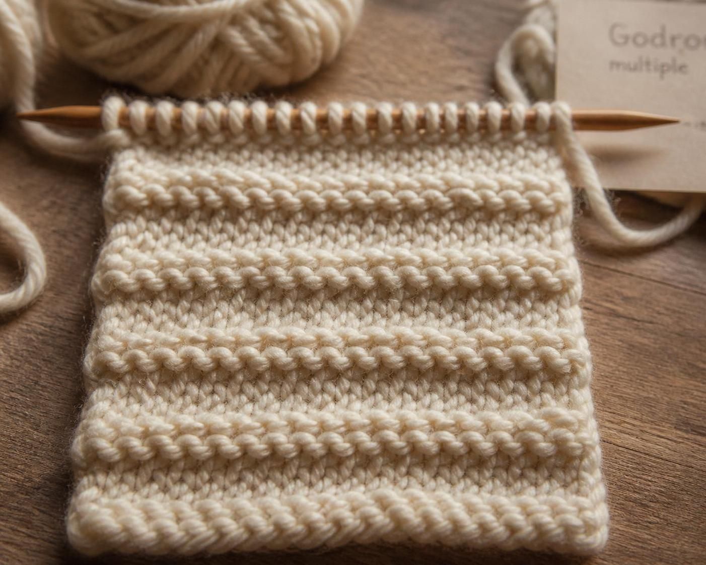 découvrez le point de godron au tricot, une technique simple pour ajouter du relief et de la texture à vos créations tricotées avec facilité.