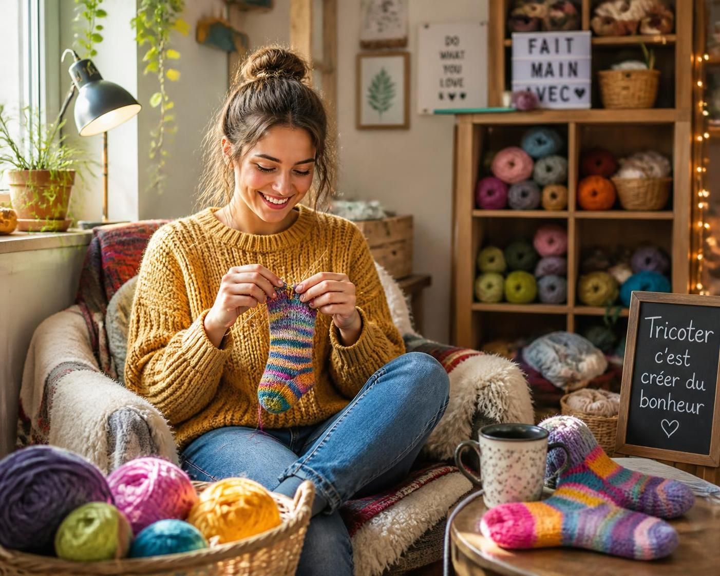apprenez à tricoter des chaussettes avec 4 aiguilles facilement et sans vous perdre grâce à notre guide pas à pas, idéal pour débutants et amateurs.