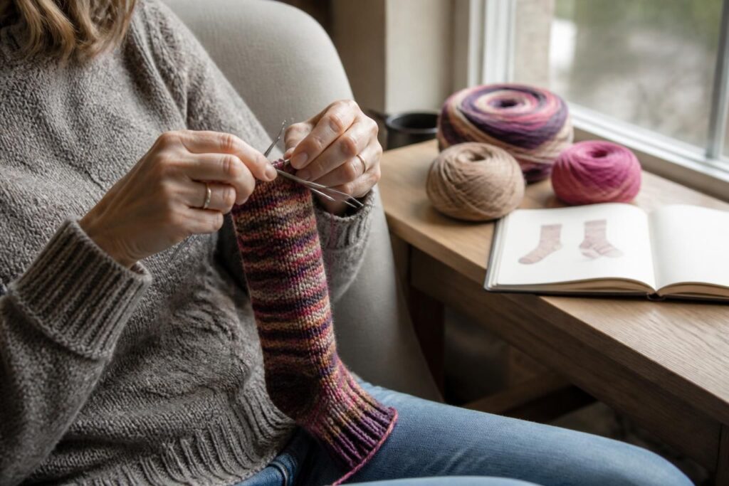 apprenez à tricoter des chaussettes avec 4 aiguilles facilement et sans vous perdre grâce à nos conseils pratiques et méthodes claires.