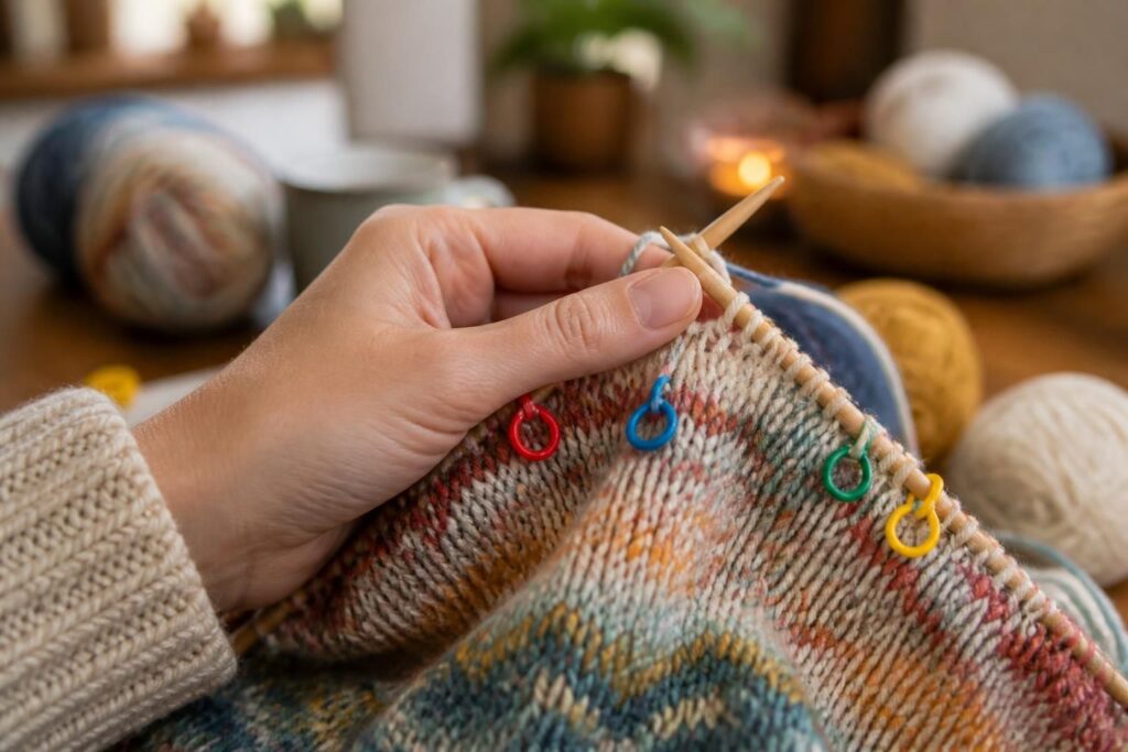 découvrez l'utilité des anneaux marqueurs en tricot pour faciliter le suivi des mailles, repérer les points importants et améliorer la précision de vos créations.